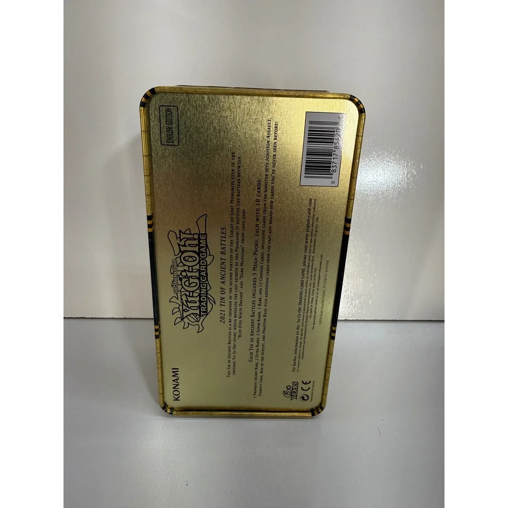 Yu-Gi-Oh! 2020 Tin of Lost Memories Gold Black Collectible Card Storage Tin